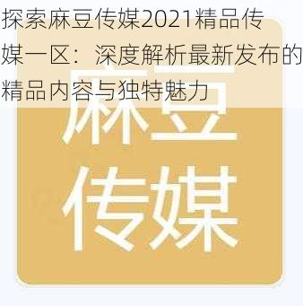 探索麻豆传媒2021精品传媒一区：深度解析最新发布的精品内容与独特魅力