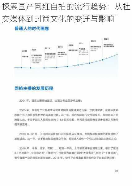 探索国产网红自拍的流行趋势：从社交媒体到时尚文化的变迁与影响